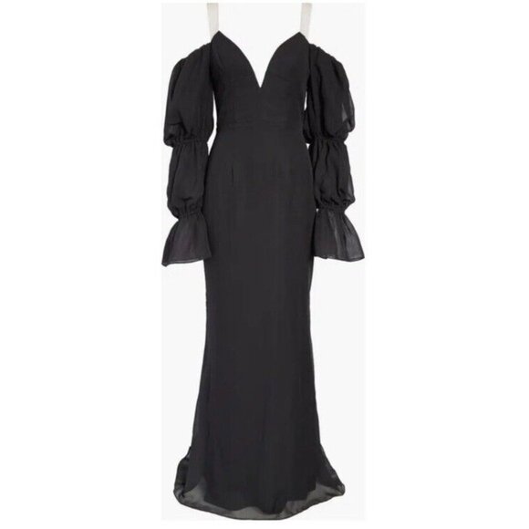 Katie May Estella Gown Black Party Elegant - Picture 6 of 9